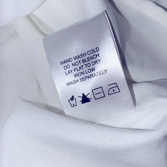 Superdown white & black heart print ruffle dress size xxsmall - Picture 10 of 10